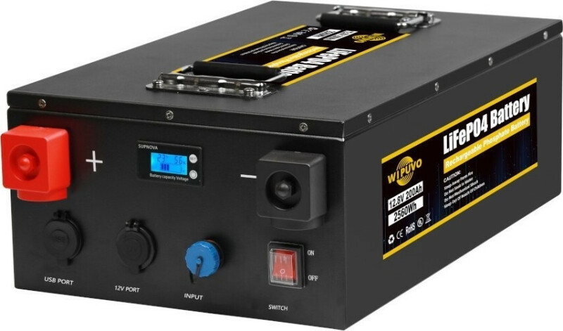 Аккумулятор Bate Multifunction LiFePO4 12V/200AH (2400W*h) (для дома, котла, солнечных батарей)