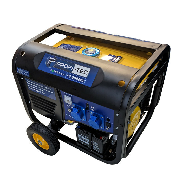 Бензиновый генератор PROFI-TEC PE-9000GE (8.5 кВт, электростартер) - Зображення 5