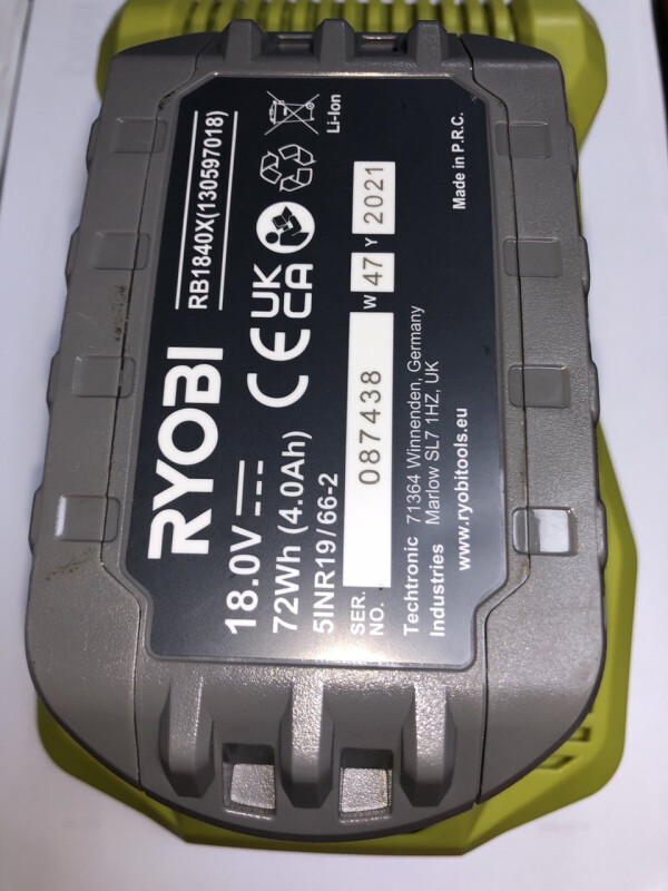 Зарядное устройство TITAN PQCR21150 для RYOBI ONE+ (аналог RC18-150) - Зображення 3