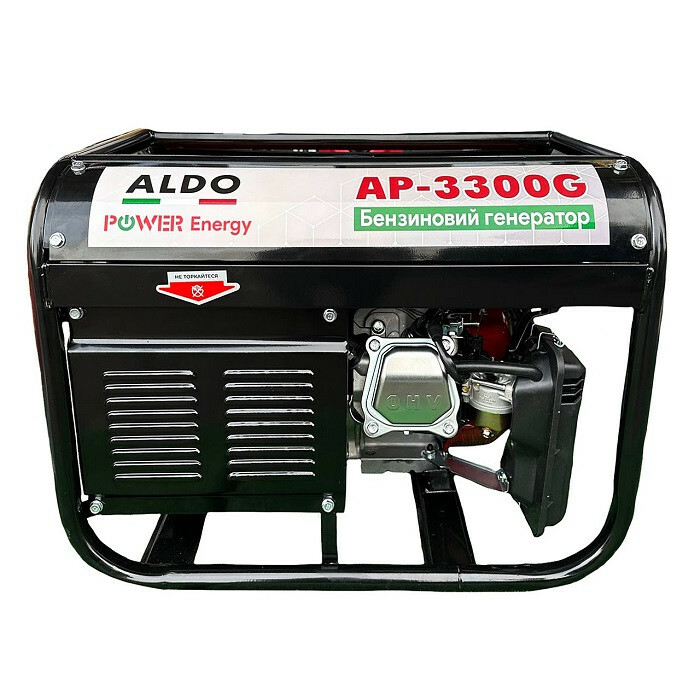 Бензиновый генератор ALDO AP-3300G (3.0-3.3 кВт, ручний стартер) - Зображення 1