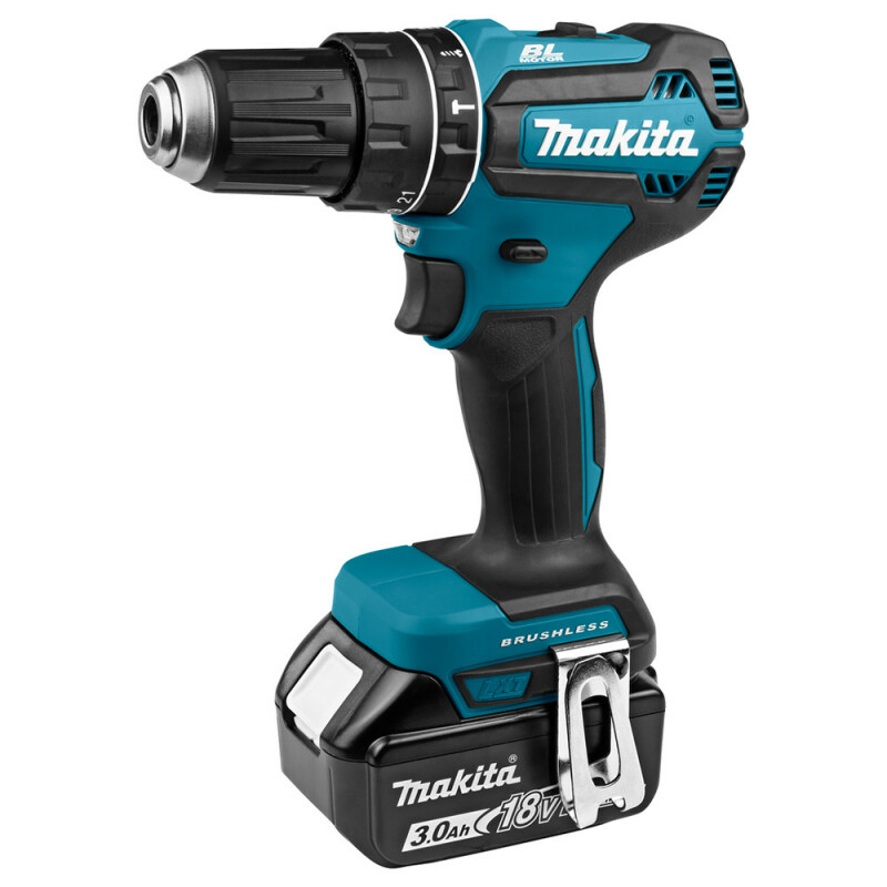 Аккумуляторная ударная дрель-шуруповерт Makita DHP485RFJ - Зображення 2