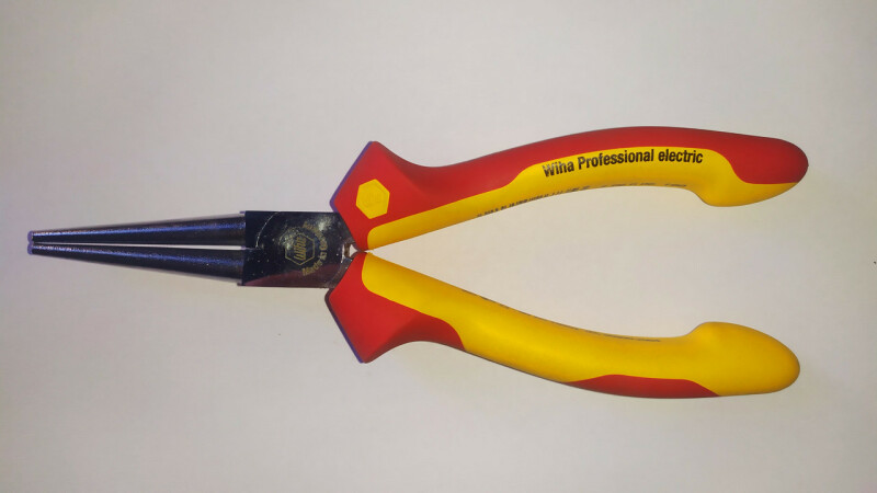 Круглогубцы диэлектрические WIHA VDE 160 mm Z090 06 160