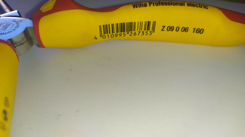 Круглогубцы диэлектрические WIHA VDE 160 mm Z090 06 160 - Зображення 3