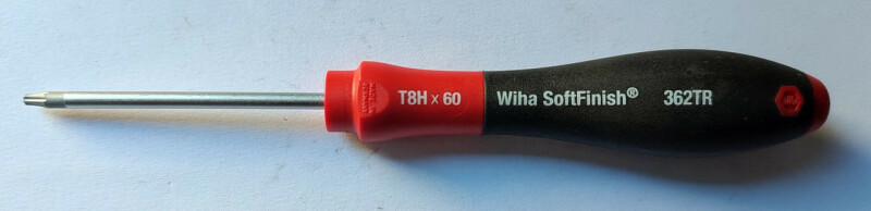 Отвертка SoftFinish TORX T8x60 мм