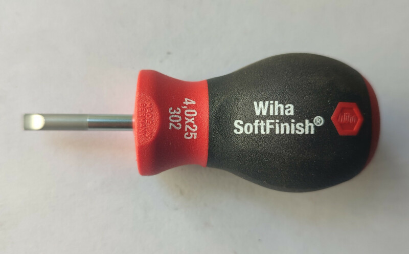 Отвертка Wiha 4,0х25 SoftFinish