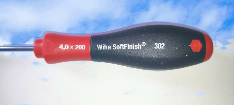 Отвертка Wiha 302 SL 4,0x200 mm - Зображення 1