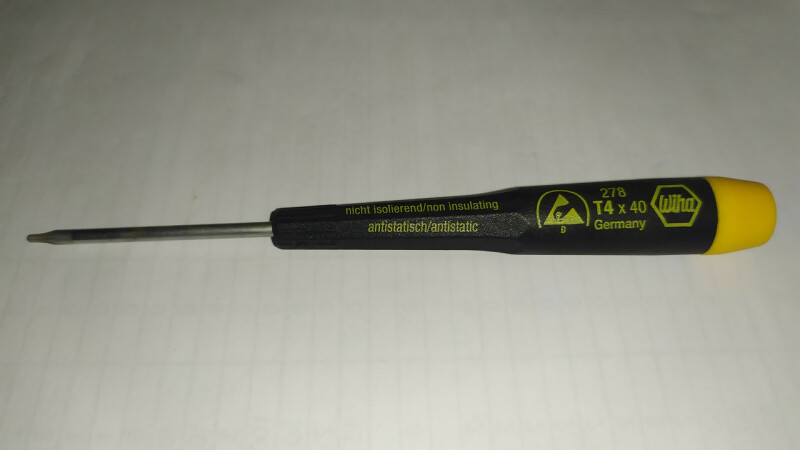 Прецизионная отвертка-звездочка Wiha ESD TORX 278 T4x40
