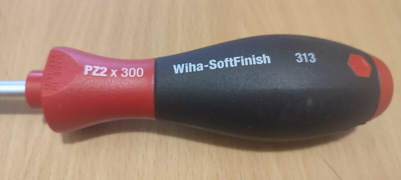 Крестовая отвертка Wiha SoftFinish 313SF PZ 2x300 - Зображення 1