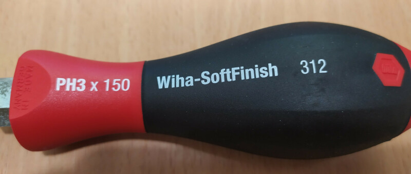 Отвертка крестовая Wiha-SoftFinish PH3-150 - Зображення 1