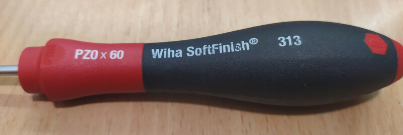 Отвертка крестовая Wiha-SoftFinish PZ 0x60 - Зображення 2