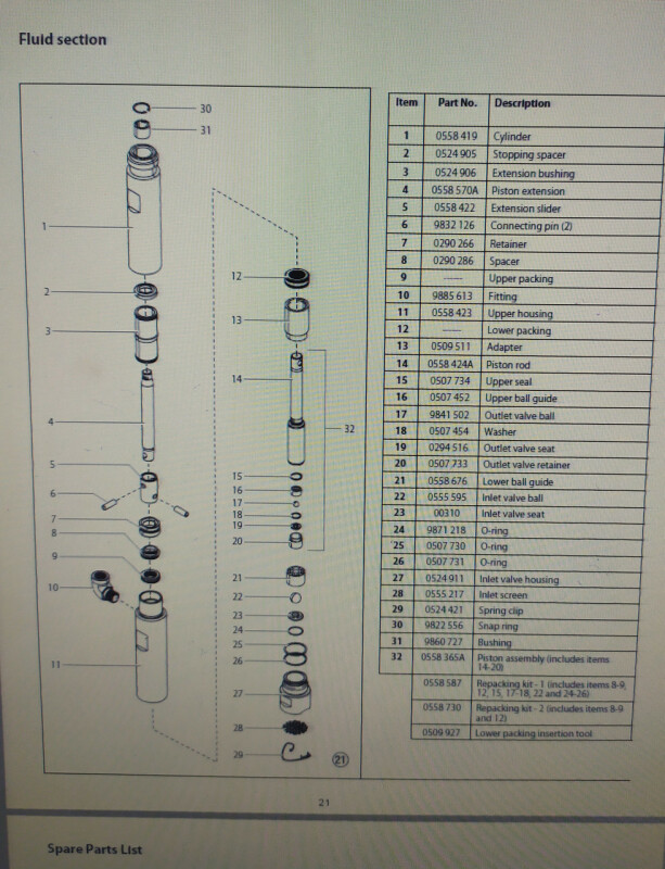 DinoPower X 43 Комплект поршня и уплотнительных колец DinoPower 6337iB / X37 - Зображення 3