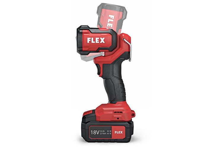 Ручной светодиодный аккумуляторный фонарь FLEX WL 300 18.0 - Зображення 5