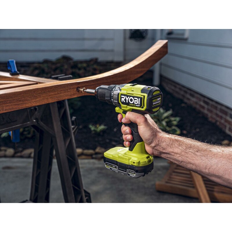 18В НР Бесщеточная дрель-шуруповерт RYOBI RDD18X-0 ONE+ - Зображення 2