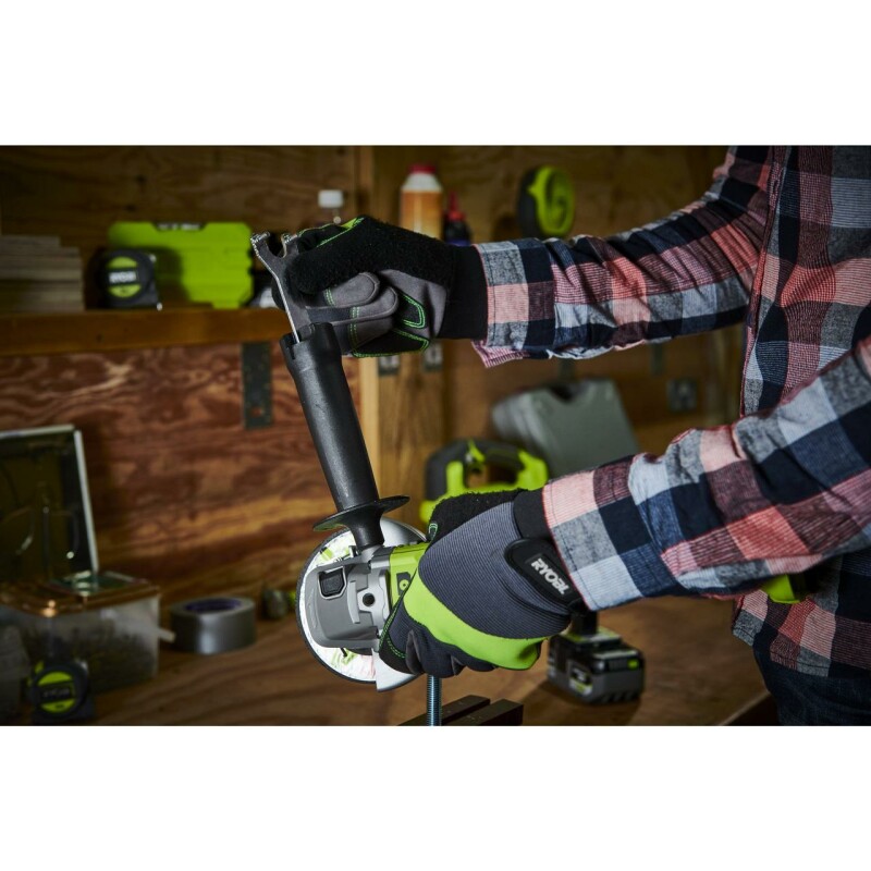 18В Аккумуляторная углошлифовальная машина 125мм RYOBI RAG18125-0 ONE+ - Зображення 6