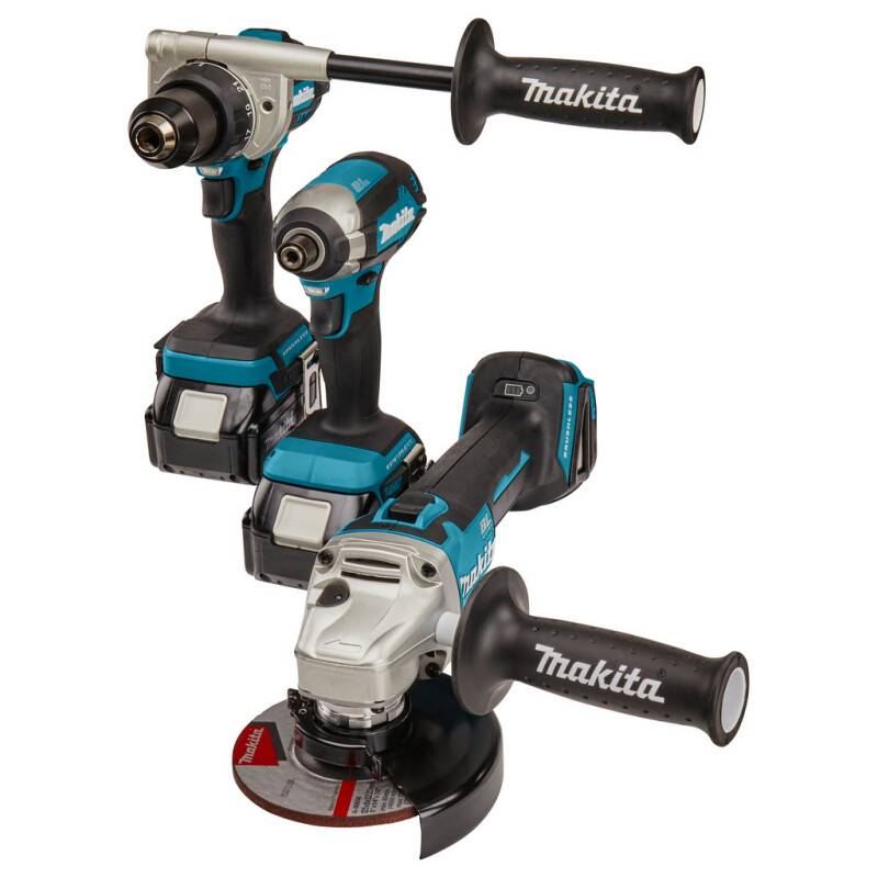 Набор инструментов Makita DLX3155TJ (DDF486, DTD153, DGA504) - Зображення 1