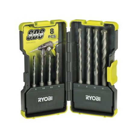 Набор буров SDS Plus 8 предметов Ryobi RAK08SDS