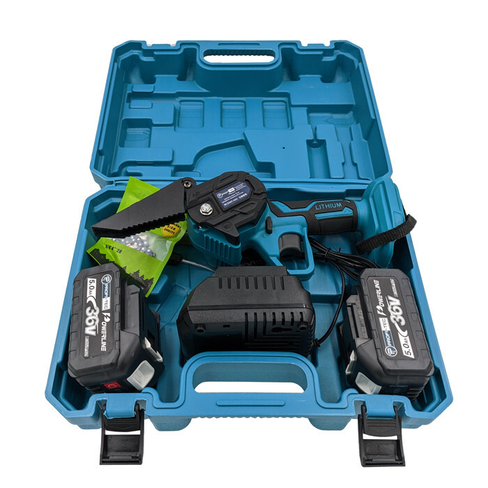 Аккумуляторная ручная цепная пила PROFI-TEC BCS36V Mini SET 25 POWERLine (2 х 5.0 Aч, зарядное устройство) - Зображення 6