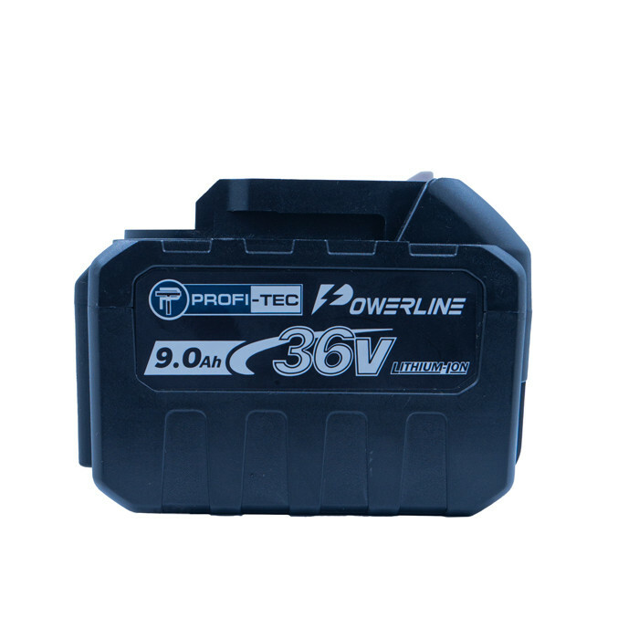 Аккумуляторная батарея PROFI-TEC BL3690 POWERLine (9.0 Ач, с индикатором заряда) - Зображення 3