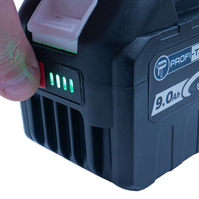 Аккумуляторная батарея PROFI-TEC BL3690 POWERLine (9.0 Ач, с индикатором заряда) - Зображення 4