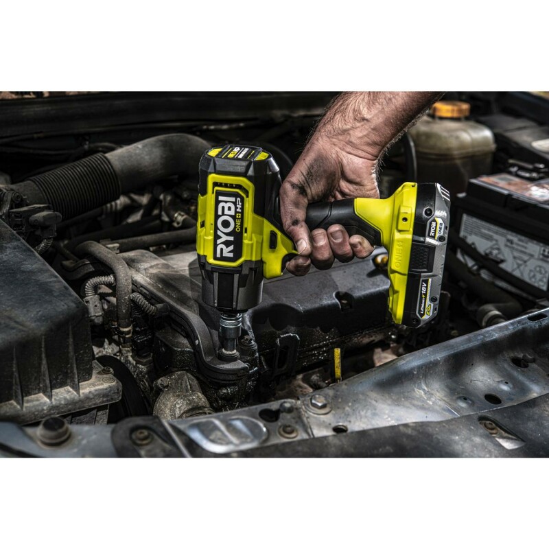 RYOBI RIW18X-0 ONE+, 18В Аккумуляторный HP бесщеточный ударный гайковерт - Зображення 3