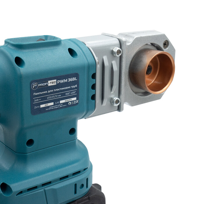 Аккумуляторный паяльник PROFI-TEC PWM36BL POWERLine (2 х 9.0 Ач, зарядное устройство) - Зображення 7