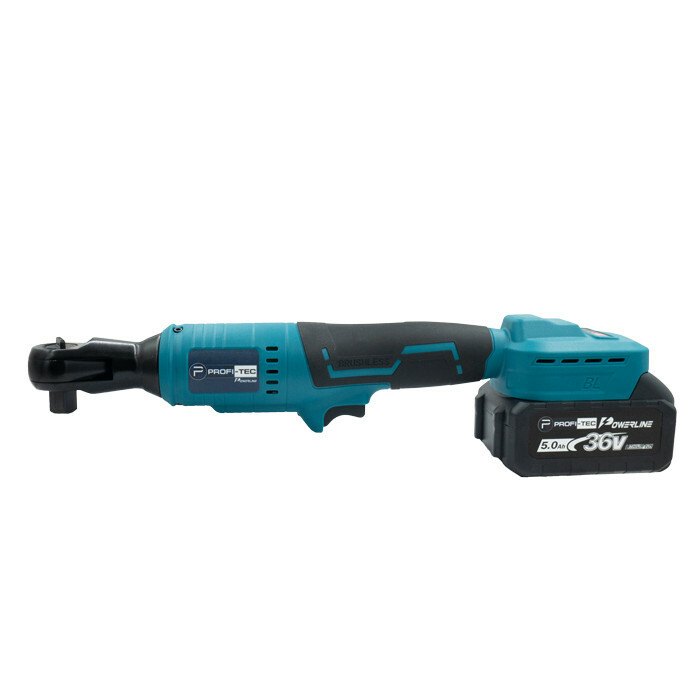 Аккумуляторный угловой гайковерт PROFI-TEC DWR1110BL SET 15 POWERLine (1 х 5.0 Aч, зарядное устройство) - Зображення 3