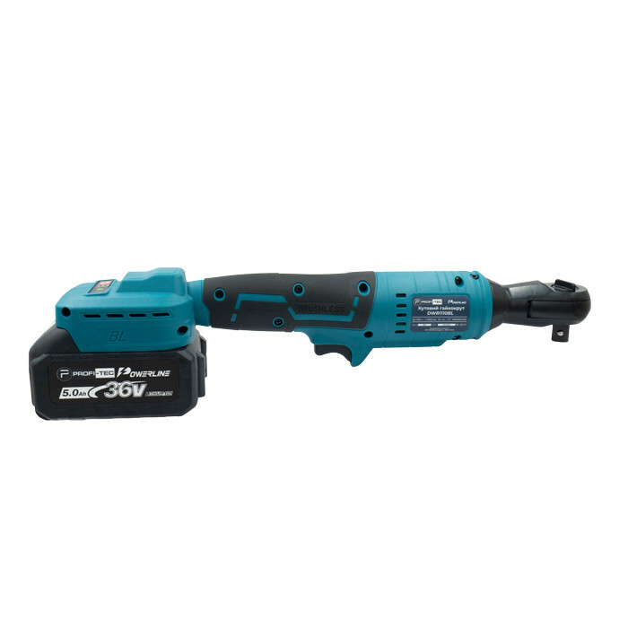 Аккумуляторный угловой гайковерт PROFI-TEC DWR1110BL SET 15 POWERLine (1 х 5.0 Aч, зарядное устройство) - Зображення 4