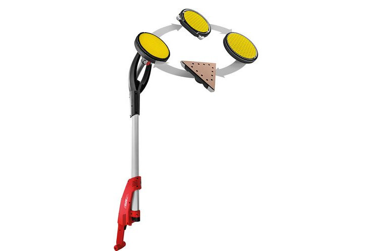 МАШИНА GIRAFFE® FLEX ДЛЯ ШЛИФОВАНИЯ СТЕН И ПОТОЛКА С СИСТЕМОЙ СМЕННЫХ ГОЛОВОК GE 7 +MH-R +SH - Зображення 3