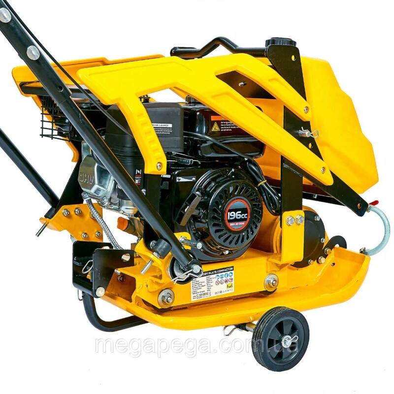 Бензиновая виброплита HONKER 29455 + 31510 с двигателем LONCIN 196 cc, 6.5HP 93кг (с баком для воды) - Зображення 3