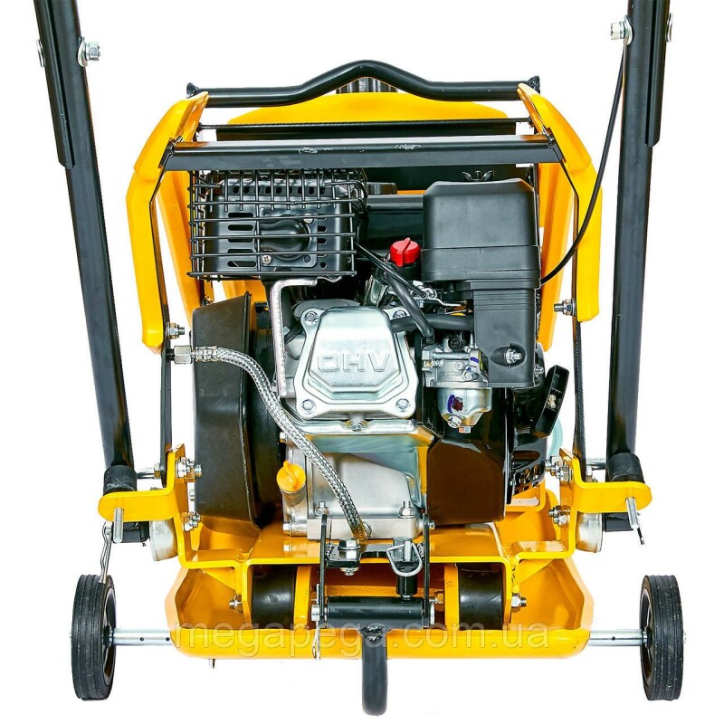 Бензиновая виброплита HONKER 29455 + 31510 с двигателем LONCIN 196 cc, 6.5HP 93кг (с баком для воды) - Зображення 4