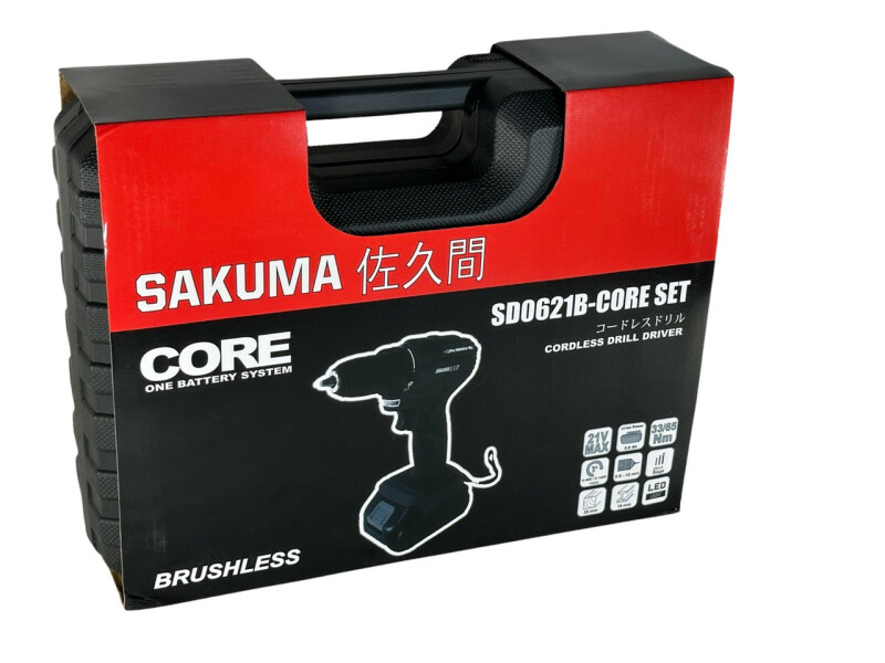 Аккумуляторная Дрель-шуруповерт SAKUMA SD0621-CORE - Зображення 4