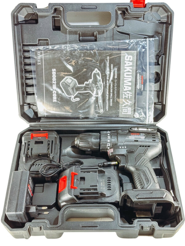 Аккумуляторная Дрель-шуруповерт SAKUMA SD0621-CORE SET - Зображення 1
