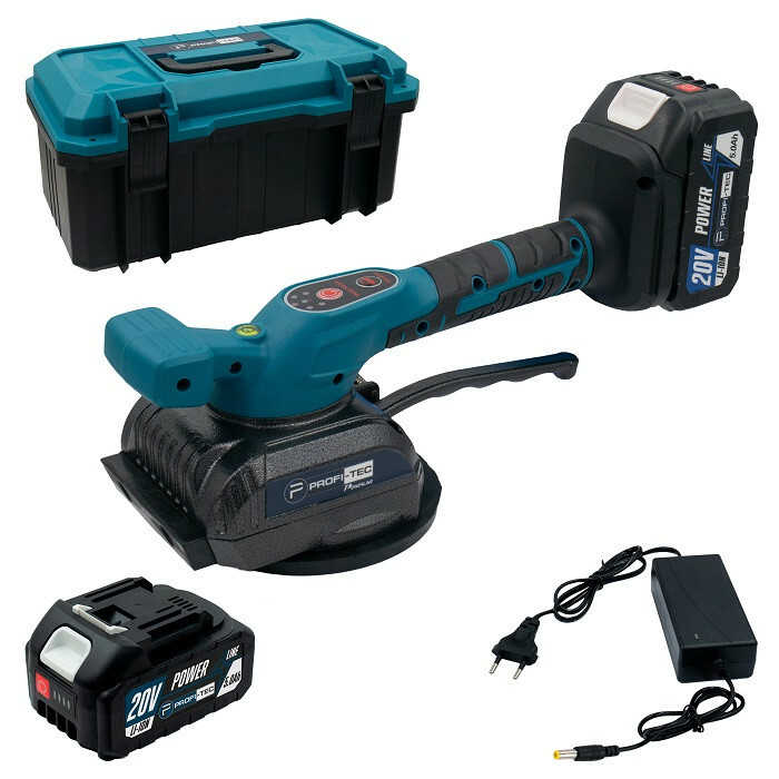 Аккумуляторная вибрационная присоска PROFI-TEC VMC-Universal SET25P POWERLine (2 х 4.0Aч, зарядное устройство)
