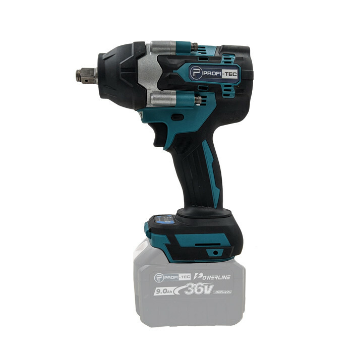 Аккумуляторный гайковерт PROFI-TEC DTW800BL POWERLine (без аккумулятора и зарядного устройства) - Зображення 2