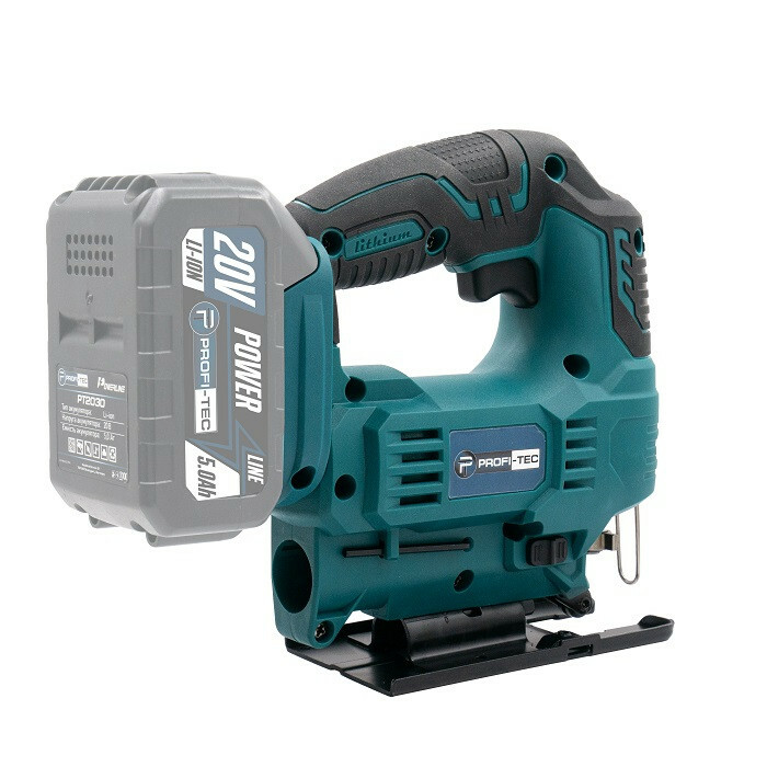 Аккумуляторный лобзик PROFI-TEC PGS2080BL POWERLine (без аккумулятора и зарядного устройства) - Зображення 4