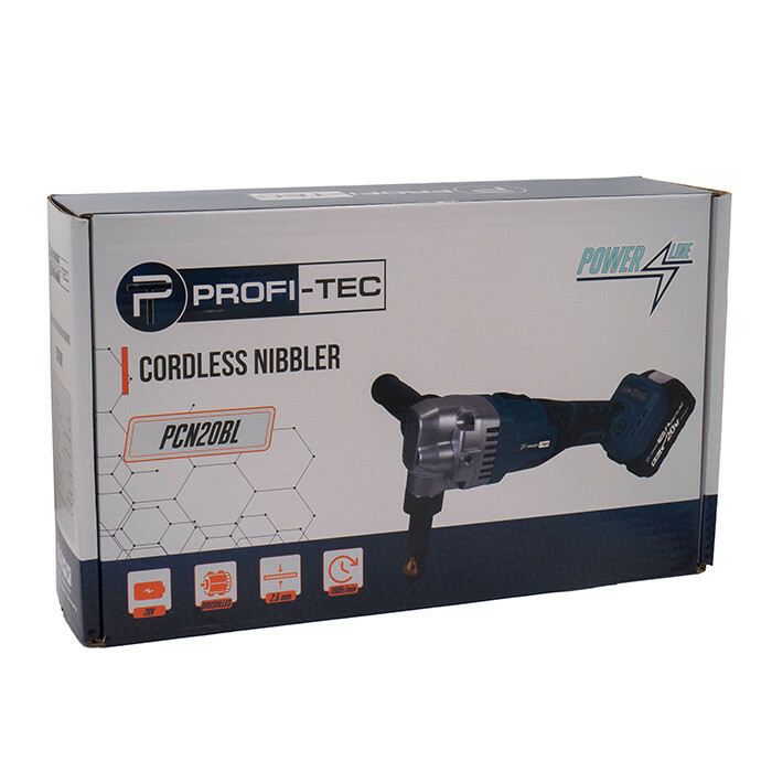 Аккумуляторные высечные ножницы PROFI-TEC PCN20BL POWERLine (без аккумулятора и зарядного устройства) - Зображення 9