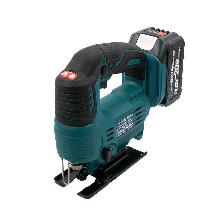 Аккумуляторный лобзик PROFI-TEC PGS2080BL SET25P POWERLine (2 х 5.0 Aч, зарядное устройство) - Зображення 2