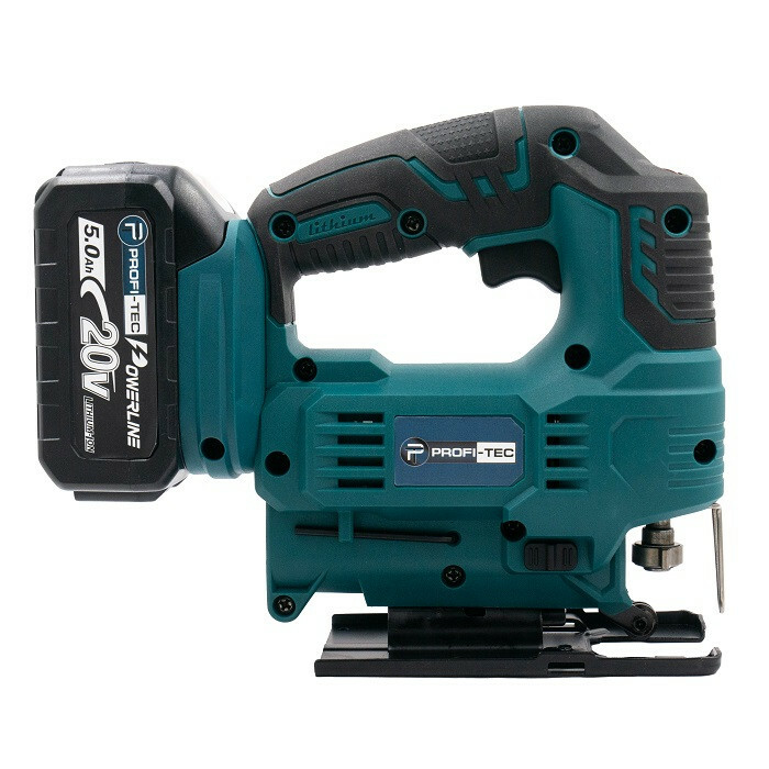 Аккумуляторный лобзик PROFI-TEC PGS2080BL SET25P POWERLine (2 х 5.0 Aч, зарядное устройство) - Зображення 6