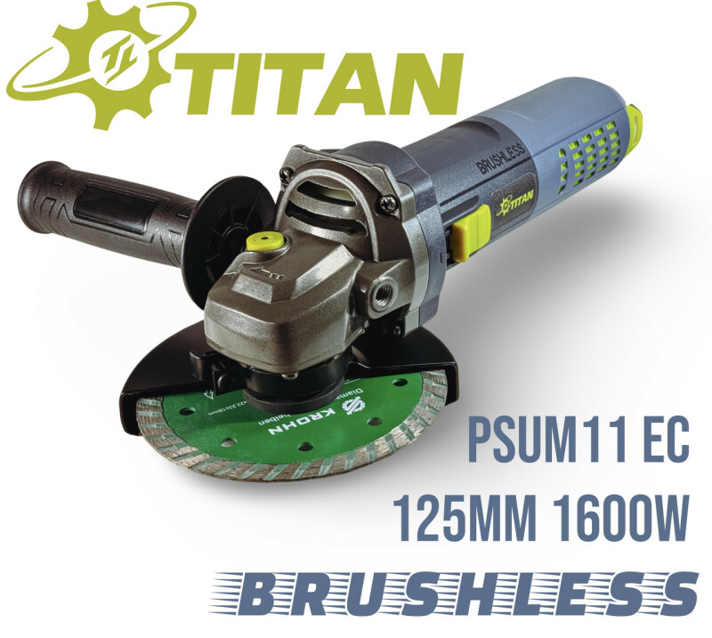 PSUM11 EC Brushless угловая шлифмашина.