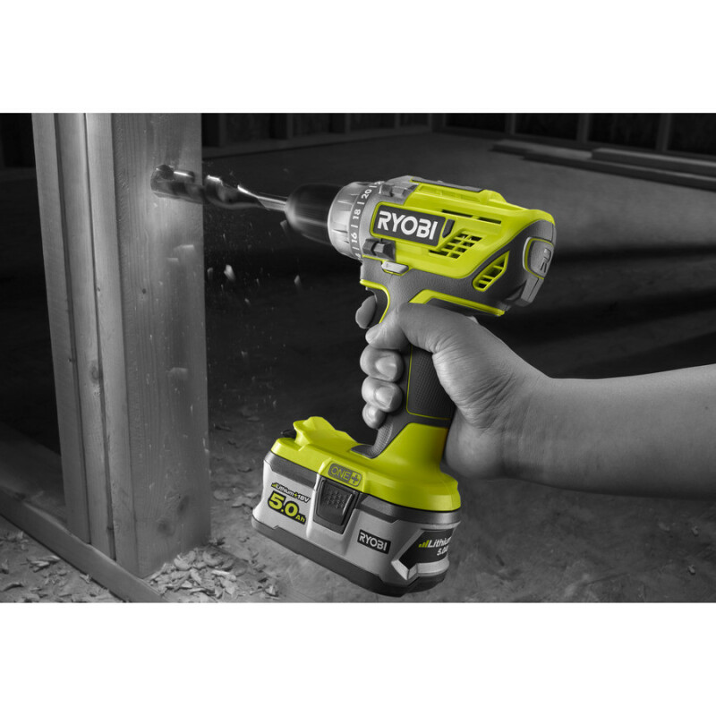 Аккумуляторная дрель-шуруповерт 18В RYOBI R18DD3-0 ONE+ - Зображення 2