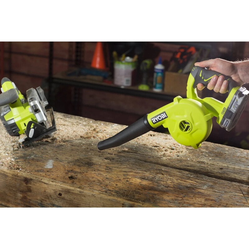 Воздуходувка аккумуляторная RYOBI R18TB-0 ONE+ - Зображення 2