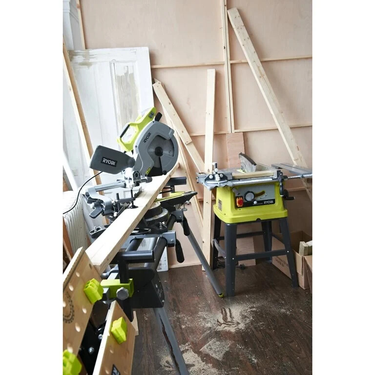 Пила торцовая электрическая RYOBI EMS216L (1500вт) - Зображення 2