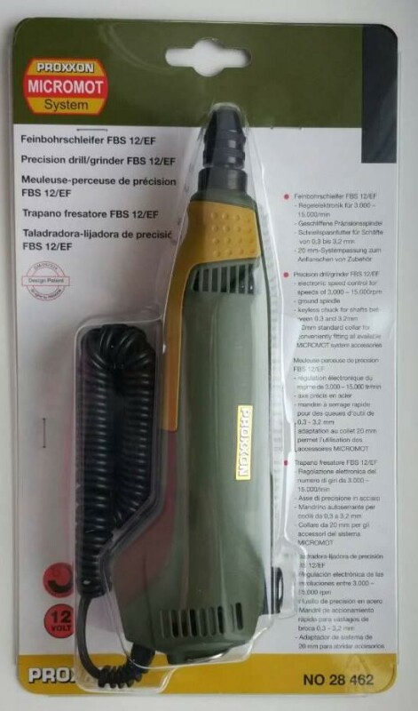 Высокоточная бормашина FBS 12/EF PROXXON 28462 - Зображення 4