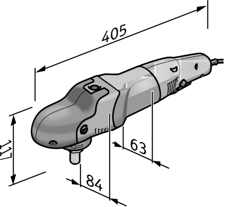 РОТОРНАЯ ПОЛИРОВАЛЬНАЯ МАШИНА FLEX PE 14-2 150 (373680) - Зображення 1