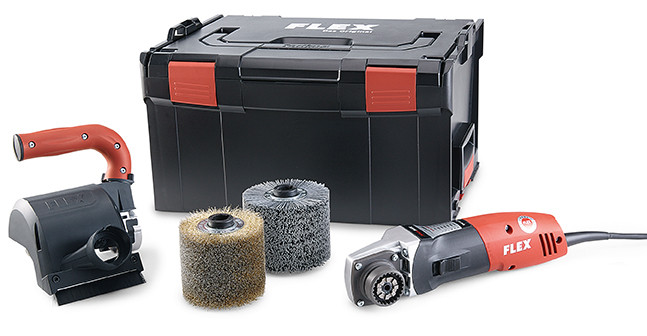 Щеточная шлифовальная машина FLEX BBE 14-3 110 Set