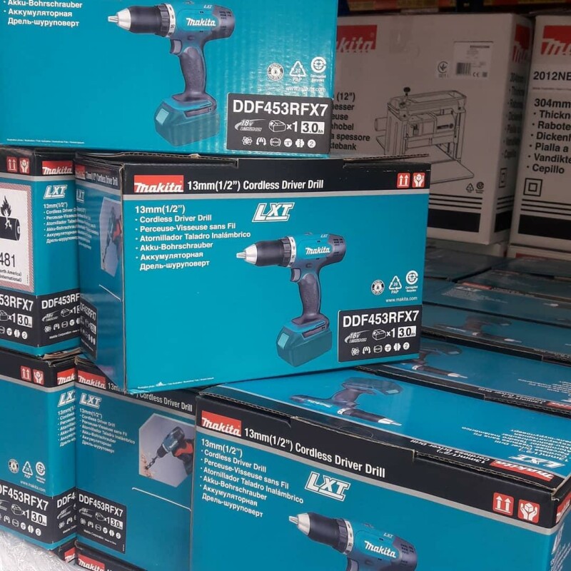 Аккумуляторная дрель-шуруповерт Makita DDF453RFX7 - Зображення 2