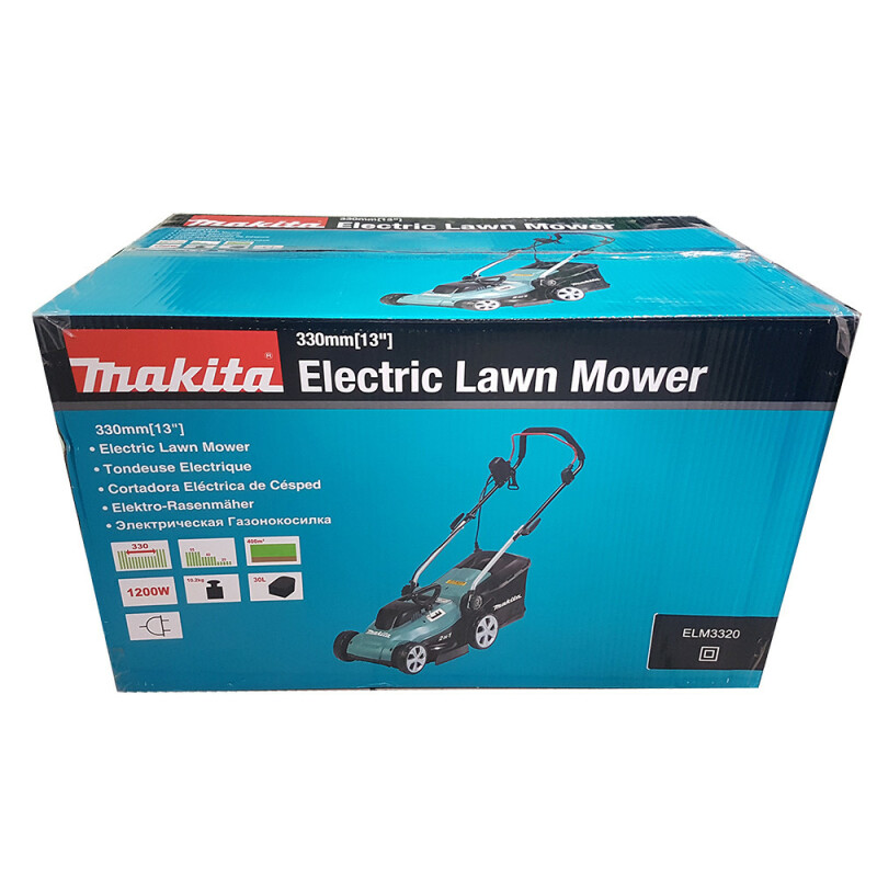 Электрическая газонокосилка Makita ELM3320  1200w  33см - Зображення 2