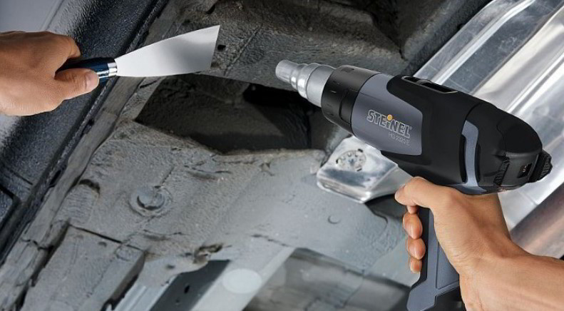 Строительный фен Steinel HG 2320 E (005597) в чемодане с насадками для ремонта бамперов - Зображення 7