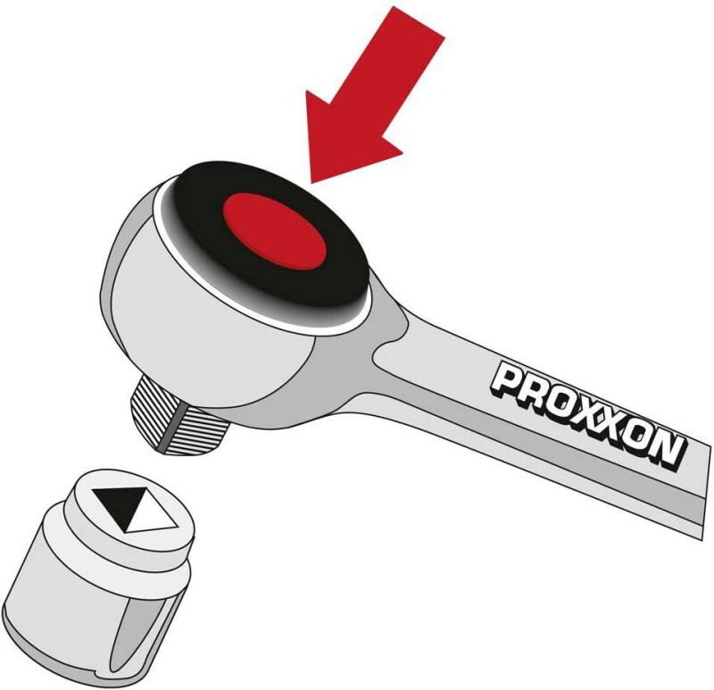 Набор из 56 позиций с трещотками на 1/4“ и 1/2“ Proxxon 23040 - Зображення 5