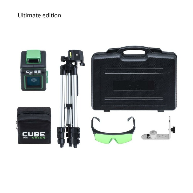 Лазерный уровень ADA CUBE 360 Green ULTIMATE EDITION - Зображення 4